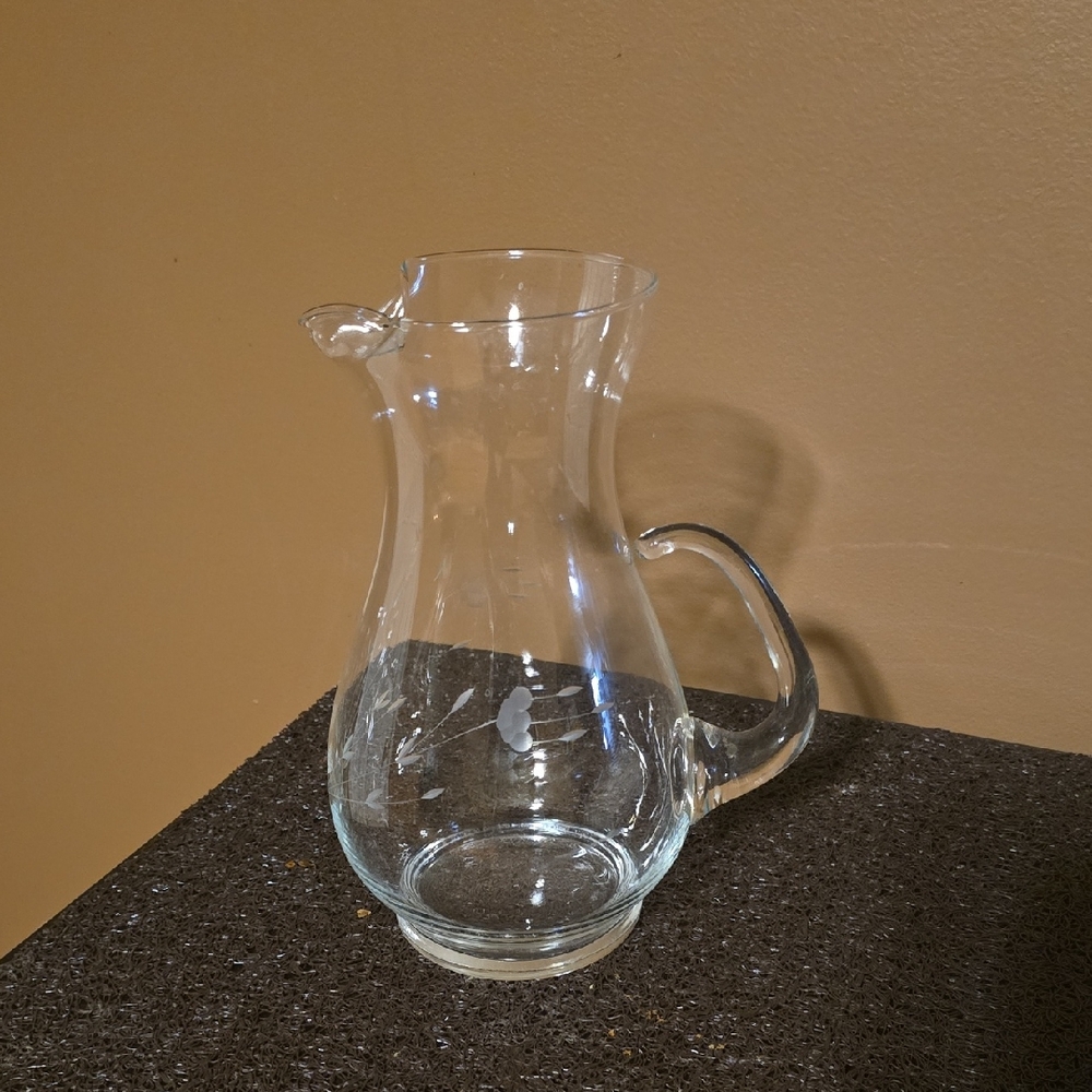 Priness House Heritage Crystal Pitcher